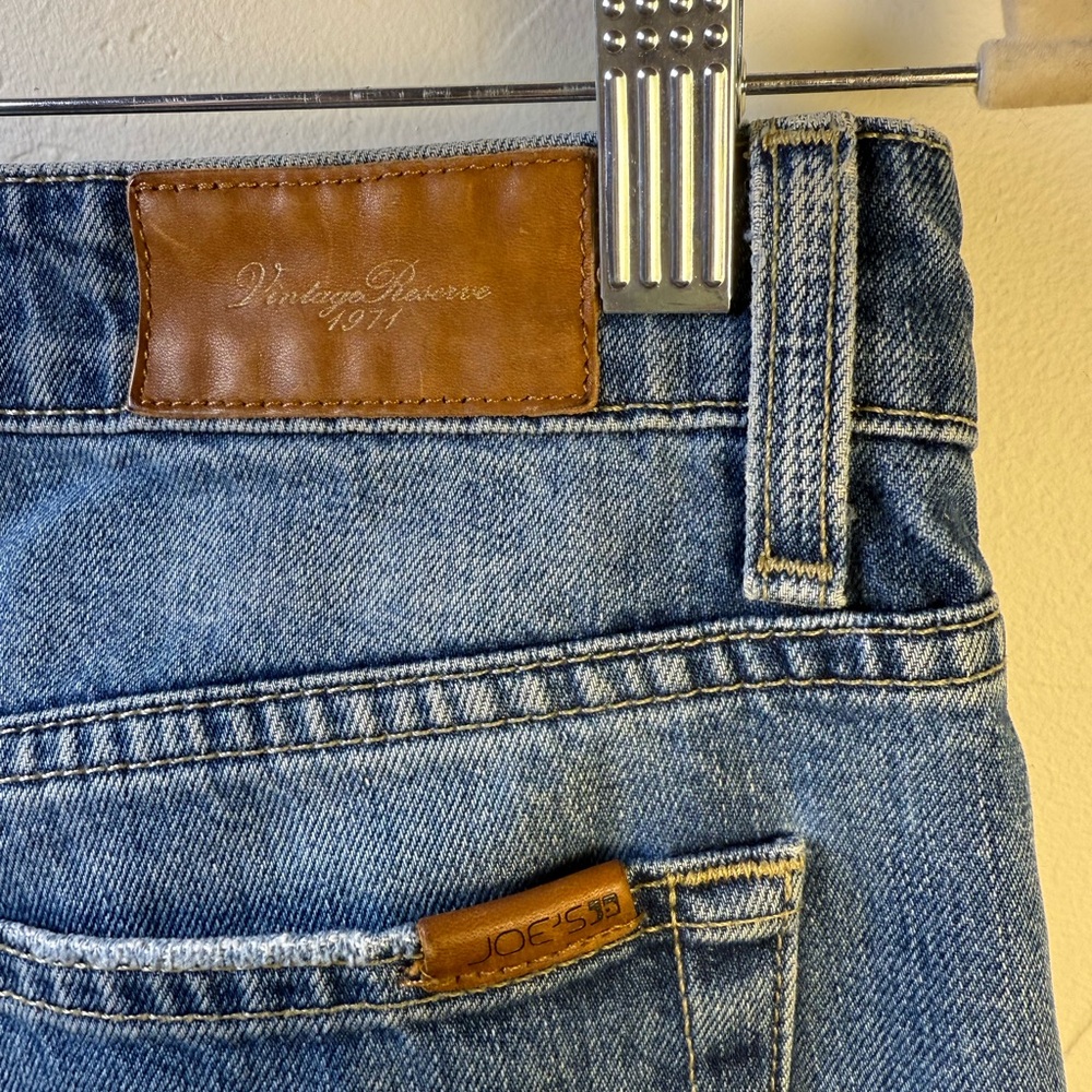 Blue Distressed Women’s Jeans with Patch Detail - Picture 4 of 7
